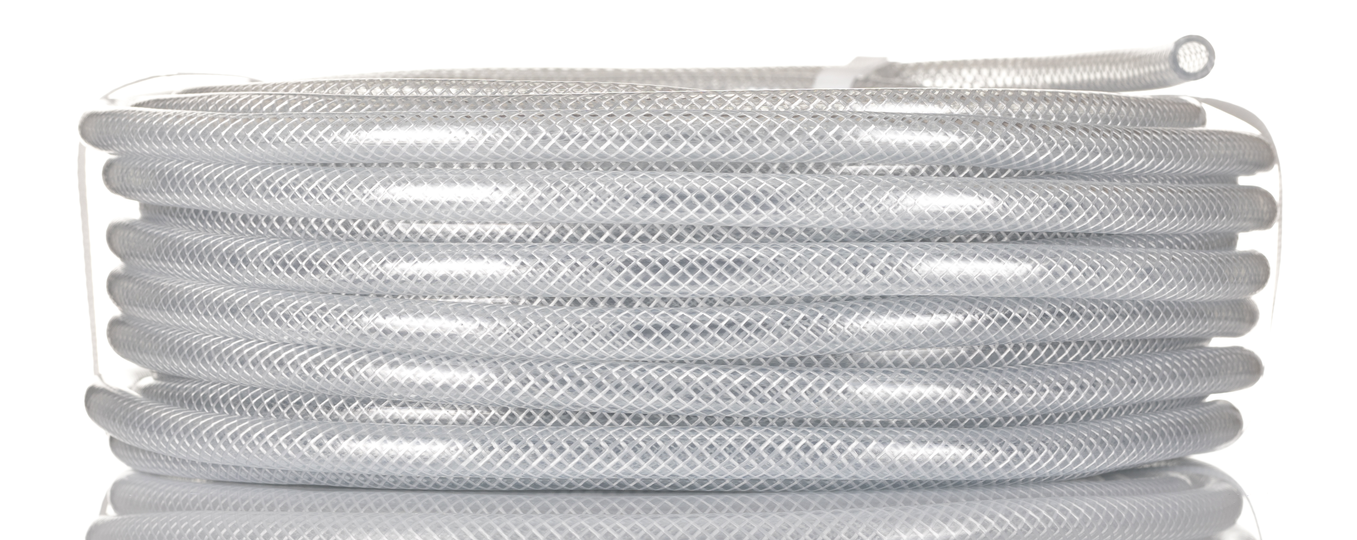 RS PRO PVC, Hose Pipe, 8mm ID, 12mm OD, Clear, 25m