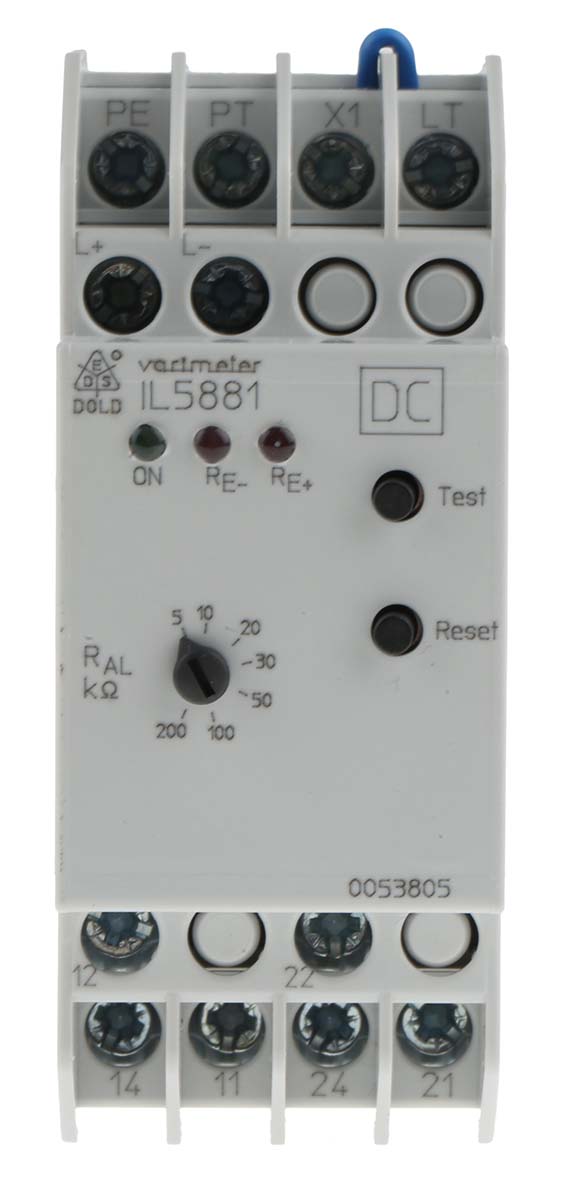 Dold Voltage Monitoring Relay, DPDT, DIN Rail
