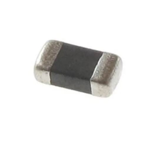 Murata Ferrite Bead (Chip Ferrite Bead), 1.6 x 0.8 x 0.5mm (0603), 87.1Ω impedance at 25 MHz, 120Ω impedance at 100