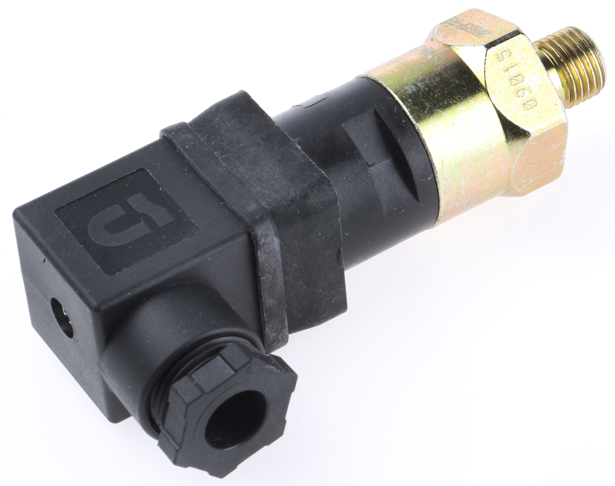 Gems Sensors Pressure Switch, 10psi Min, 30psi Max, SPDT Output