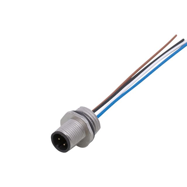 ifm electronic Circular Connector, 1 Contacts, Screw, M12 Connector, Plug, Male, IP68, E115 Series