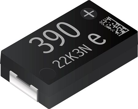 Panasonic 390μF Surface Mount Polymer Capacitor, 2.5V