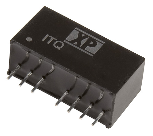 XP Power ITQ DC-DC Converter, 12V dc/ 500mA Output, 18 → 75 V dc Input, 6W, Through Hole, +100°C Max Temp -40°C