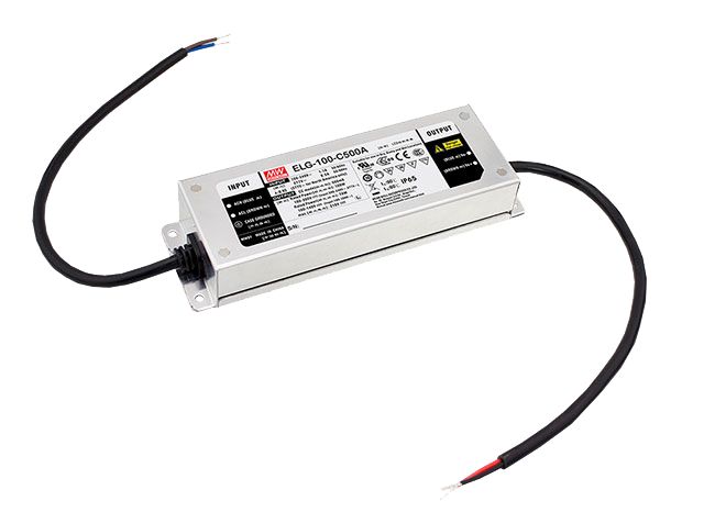 MEAN WELL LED Driver, 95V Output, 100W Output, 1.05A Output, Constant Current Dimmable