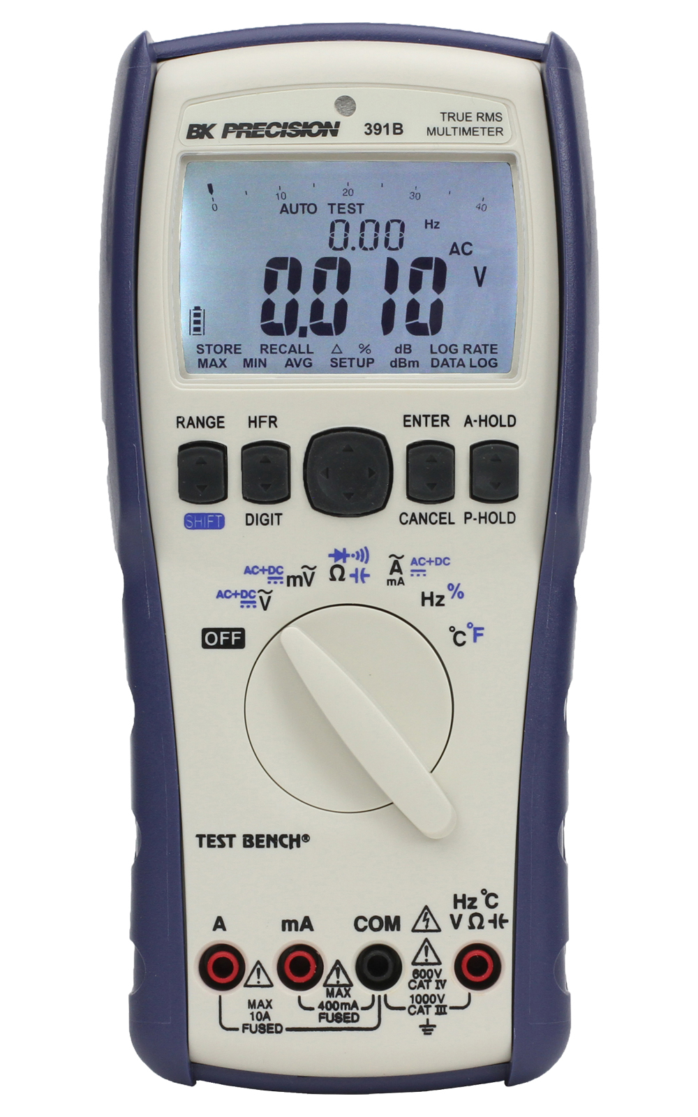 AAF BK391B Handheld Digital Multimeter, 10A ac Max, 10A dc Max, 1000V ac Max