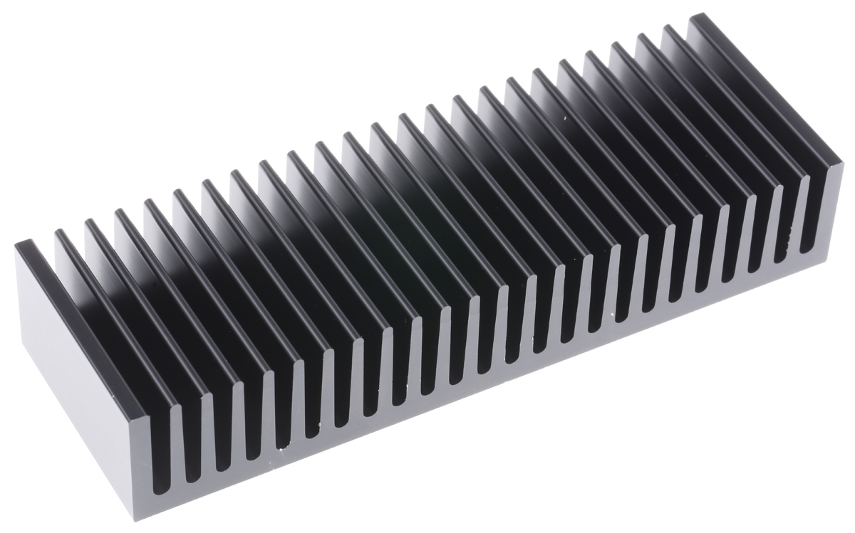 Fischer Elektronik Heatsink, Universal Rectangular Alu, 1.7K/W, 50 x 150 x 27mm