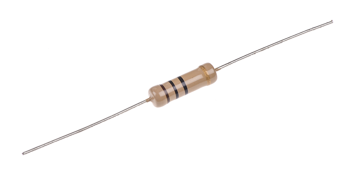 TE Connectivity 10Ω Carbon Film Resistor 2W ±5% CFR200J10R