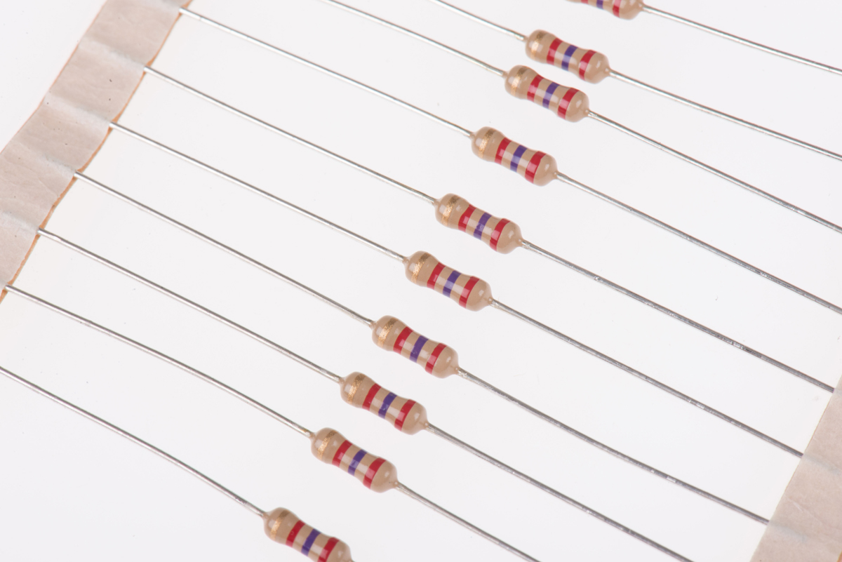 TE Connectivity 2.7kΩ Carbon Film Resistor 0.33W ±5% CFR25J2K7