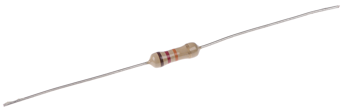 TE Connectivity 12kΩ Carbon Film Resistor 0.5W ±5% CFR50J12K