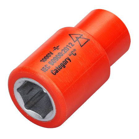 ITL Insulated Tools Ltd 1/4 in Drive 11mm Insulated Standard Socket, 6 point, VDE/1000V, 41 mm Overall Length