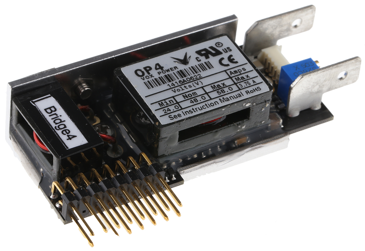 Vox Power Switching Power Supply, O/P 4, 18 → 58V dc, 3.75A, 1.2 kW, 150 W, 1 Output