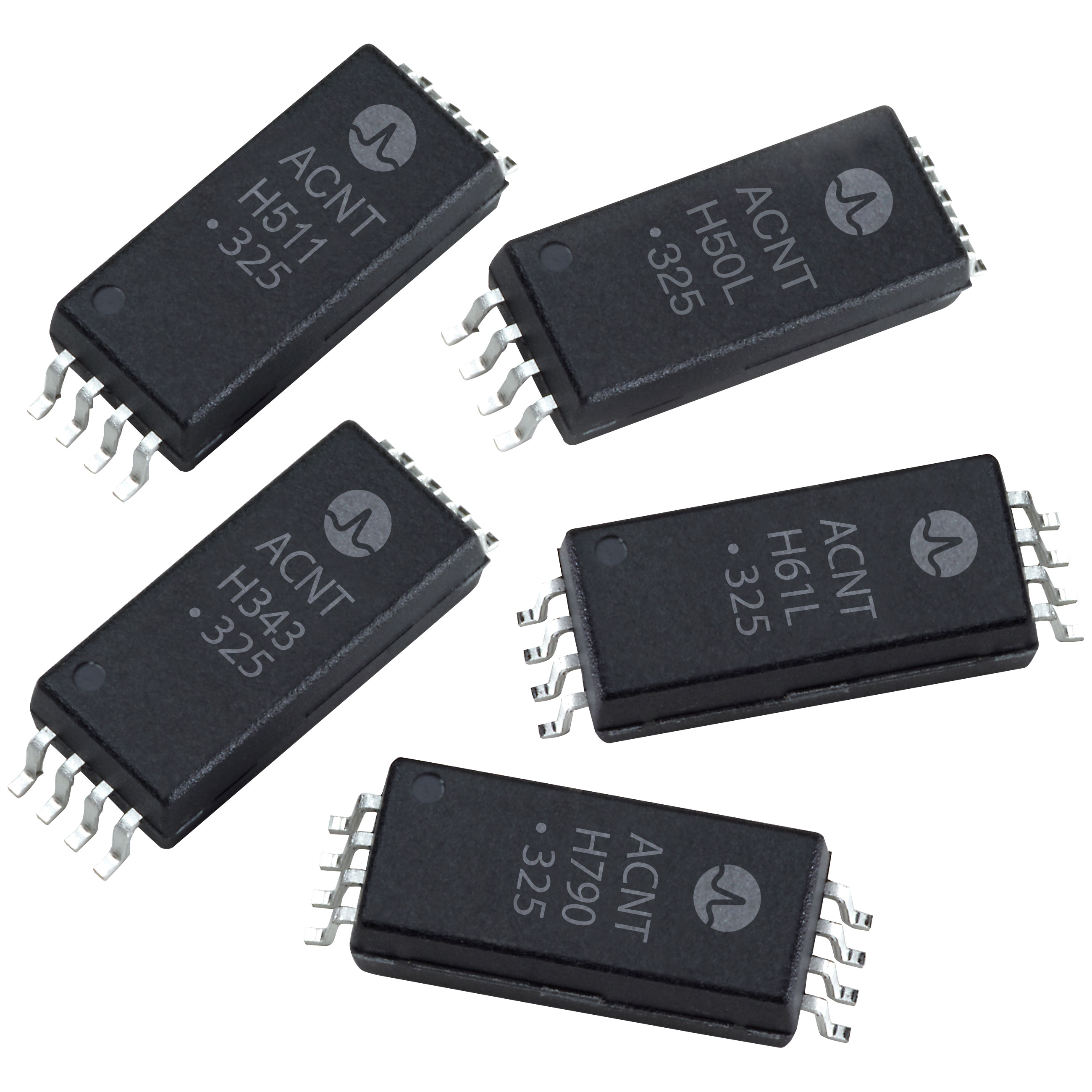 Broadcom, ACNT-H61LC-000E AC/DC Input, Input CMOS Output Optocoupler, Surface Mount, 8-Pin SO