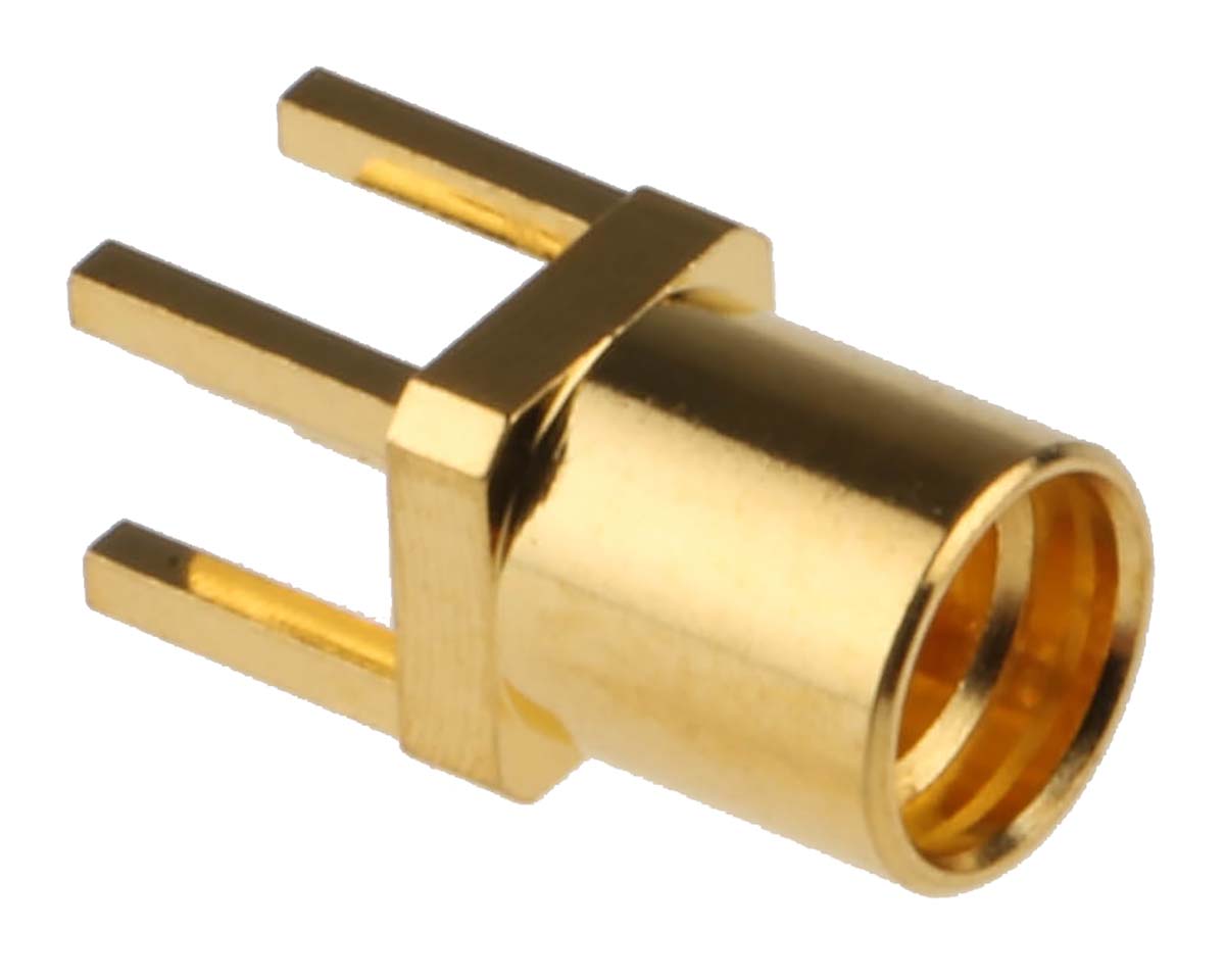 Samtec MMCX Series, Jack Through Hole MMCX Connector, 50Ω, Solder Termination, Straight Body