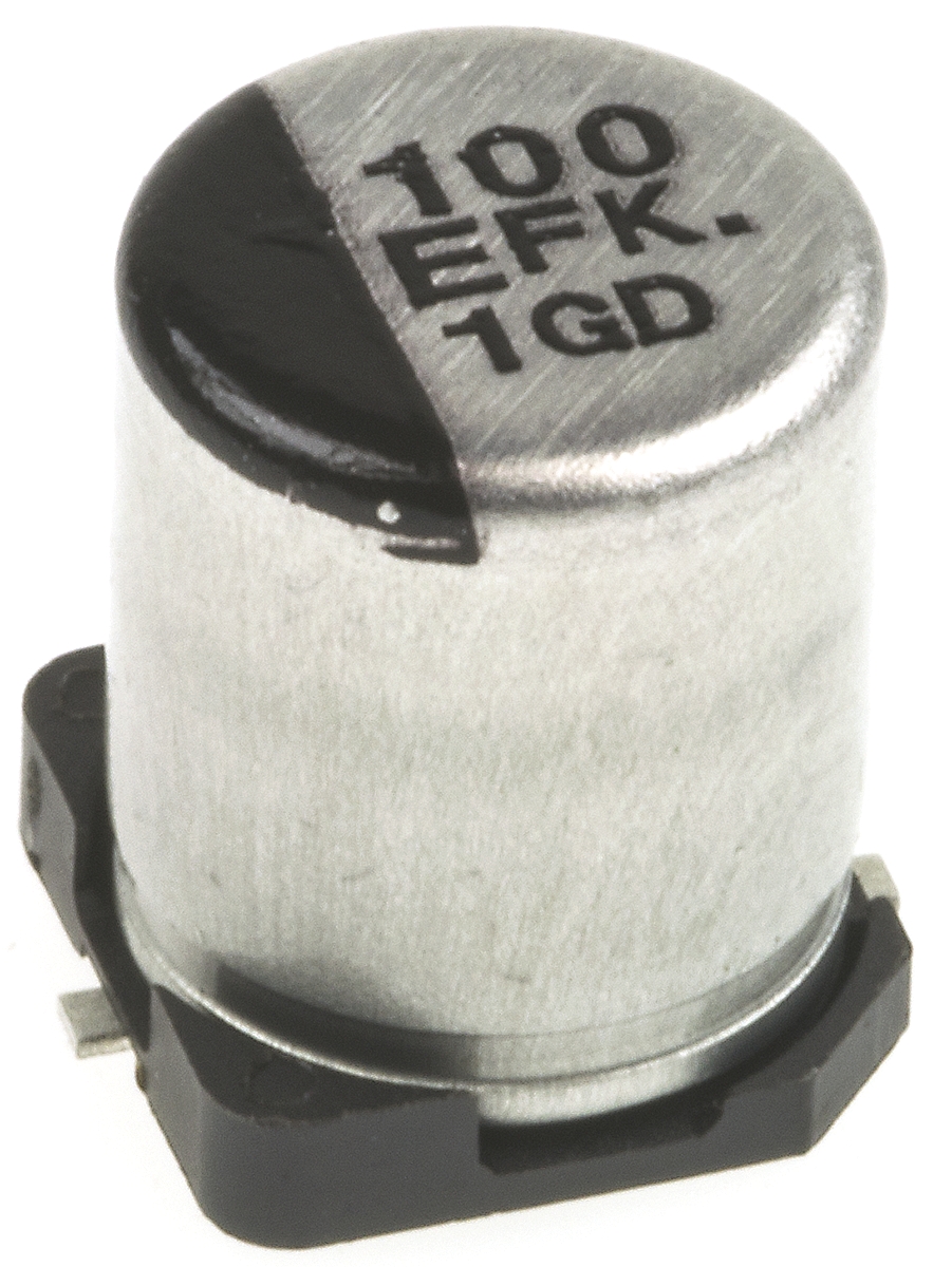 Panasonic 150μF Aluminium Electrolytic Capacitor 10V dc, Surface Mount - EEEFK1A151P