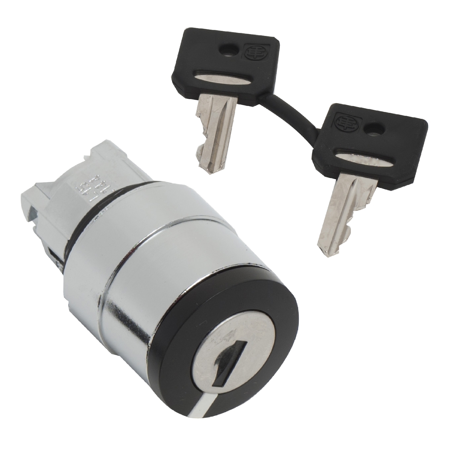 Schneider Electric Harmony XB4 Series 3 Position Selector Switch Head, 22mm Cutout, Black Handle