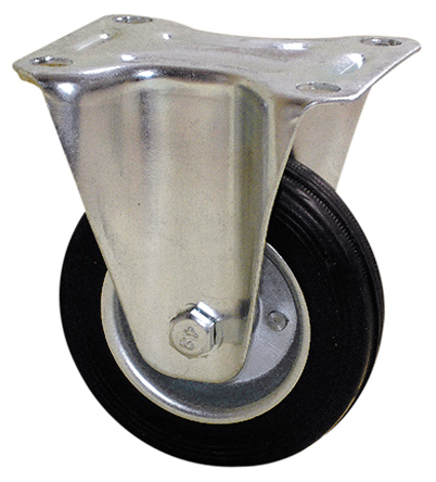 Guitel Hervieu Fixed Castor Wheel, 100kg Capacity, 100mm Wheel