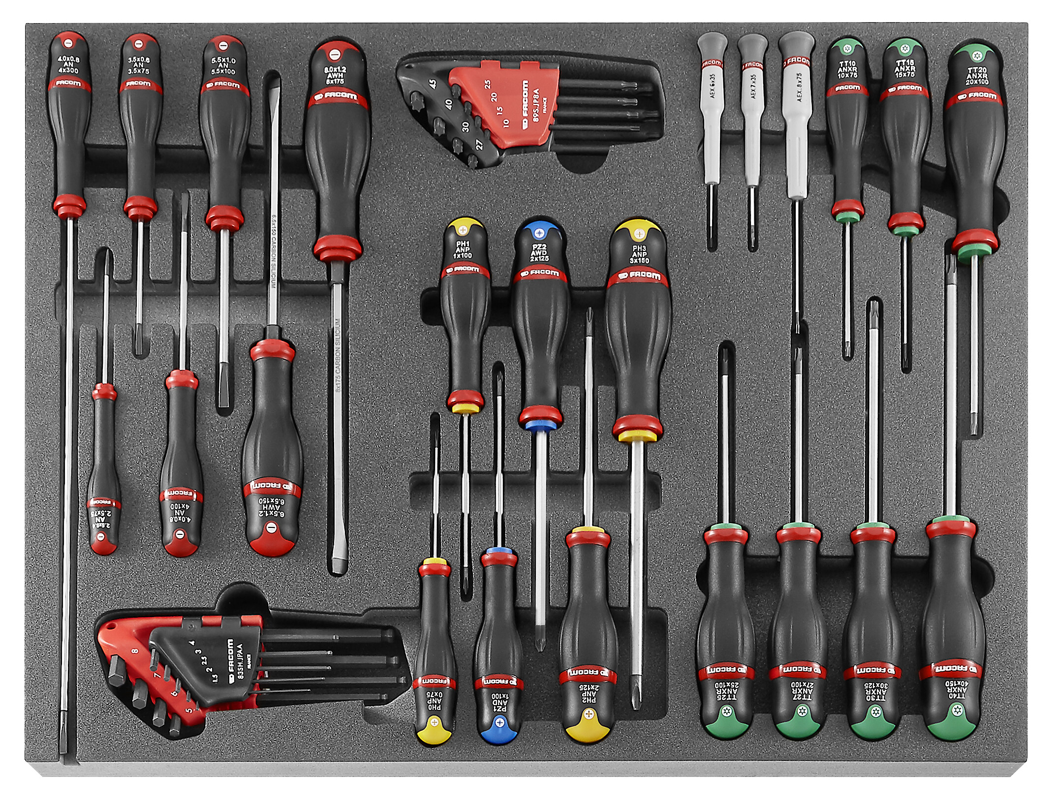Facom 17 Piece Wrench Tool Kit Tool Kit with Case