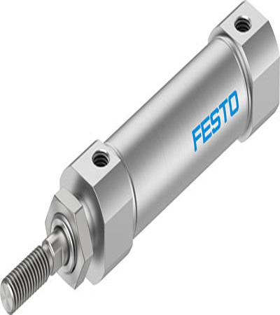 Festo 25 mm Pneumatic Piston Rod Cylinder - 5216090 DSNU Series, Double Acting Acting