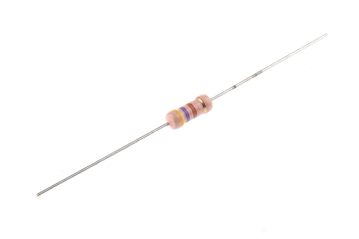 RS PRO 470Ω Carbon Film Resistor 2W ±5%