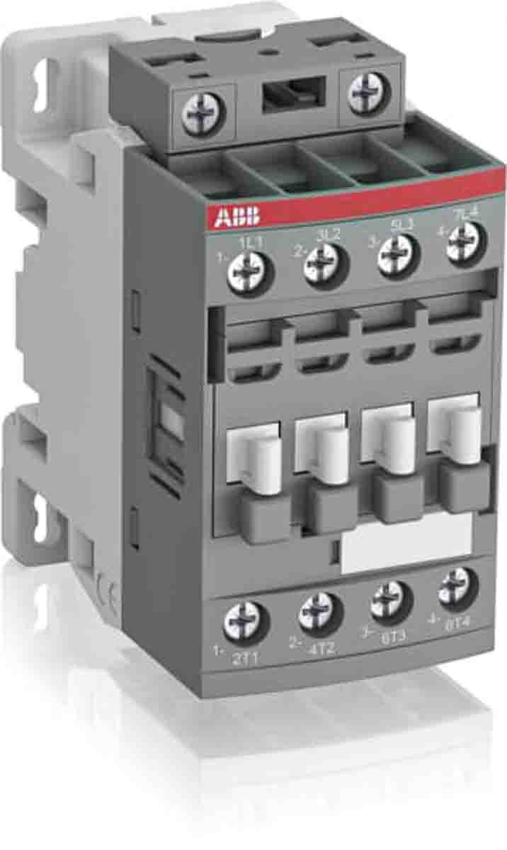 ABB AF Contactor, 12 V dc Coil, 4-Pole, 7.5 kW 20 V, 4 NO, 690V