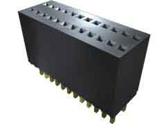 Samtec SMS Series Straight Through Hole Mount PCB Socket, 4-Contact, 1-Row, 1.27mm Pitch, Solder Termination