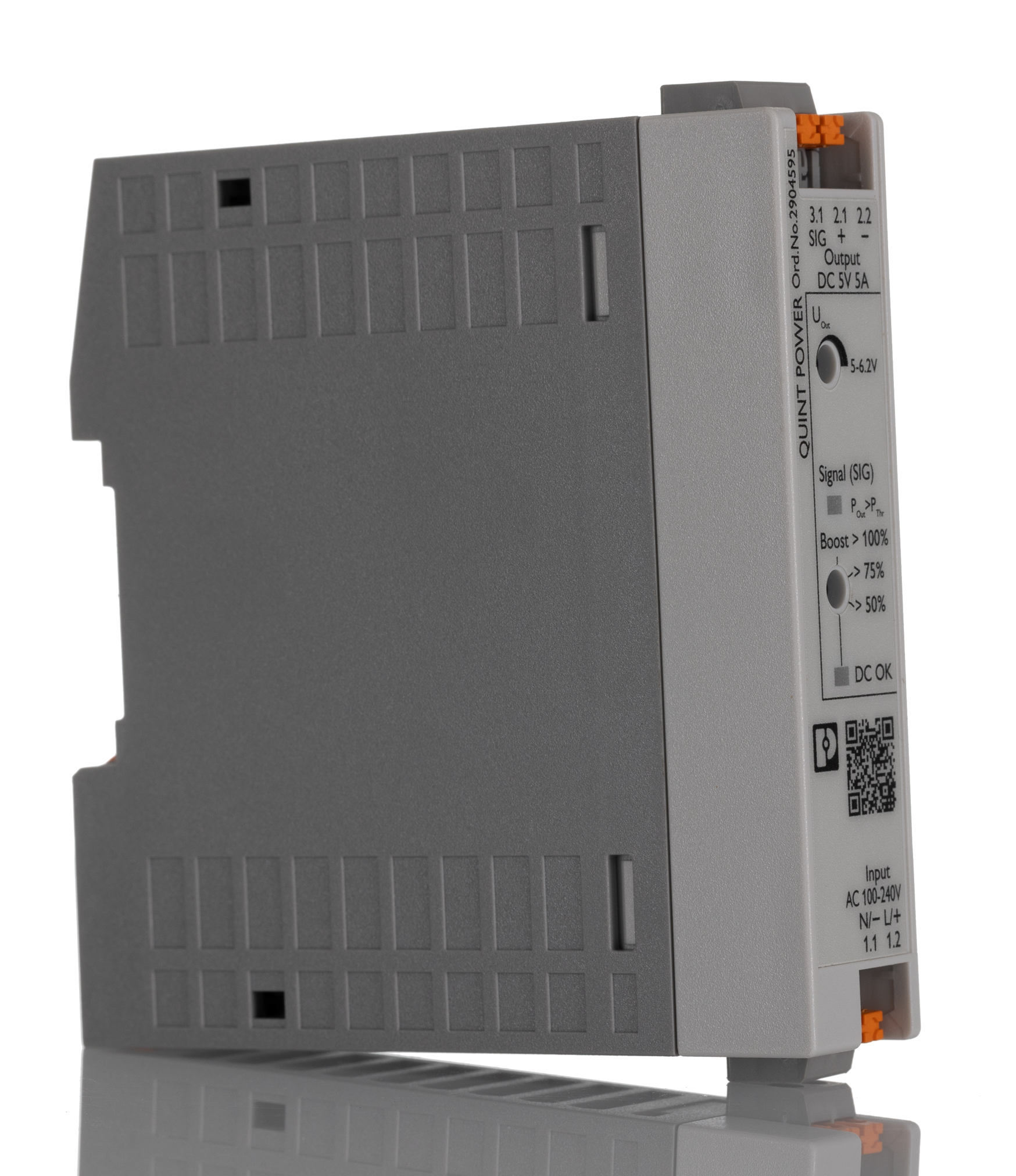 Phoenix Contact QUINT POWER DIN Rail Power Supply, 110 → 250 V ac / 110 → 250V dc ac, dc Input, 5V dc dc