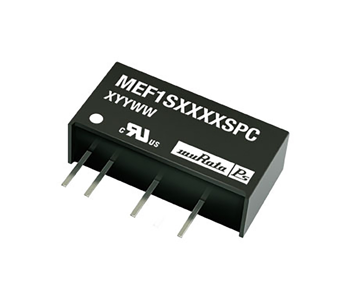 Murata Power Solutions MEF1 DC-DC Converter, 3.3V dc/ 300mA Output, 22.8 → 25.2 V dc Input, 1W, Through Hole,