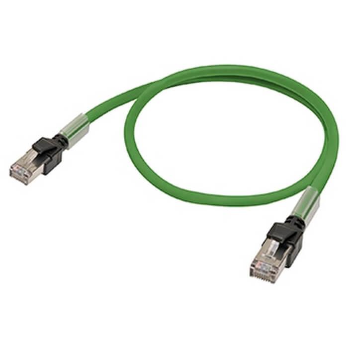 Omron, 500mm Cat5, Green RJ45 to RJ45, None, Terminated
