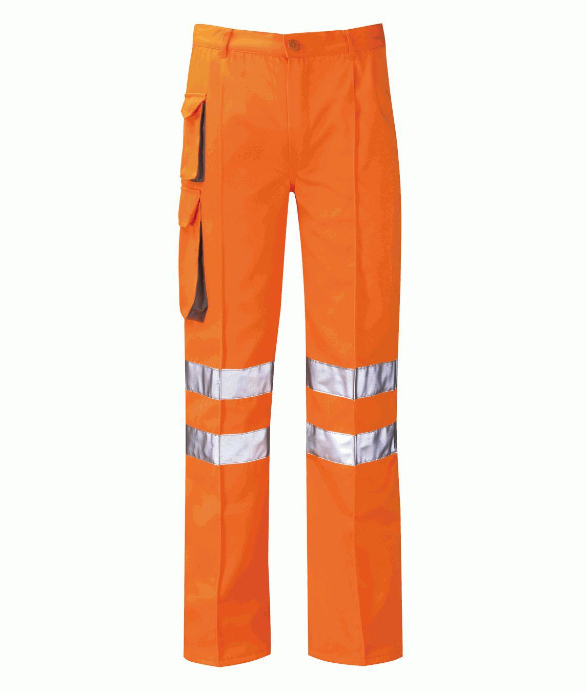Orbit International Orange Hi Vis Trouser