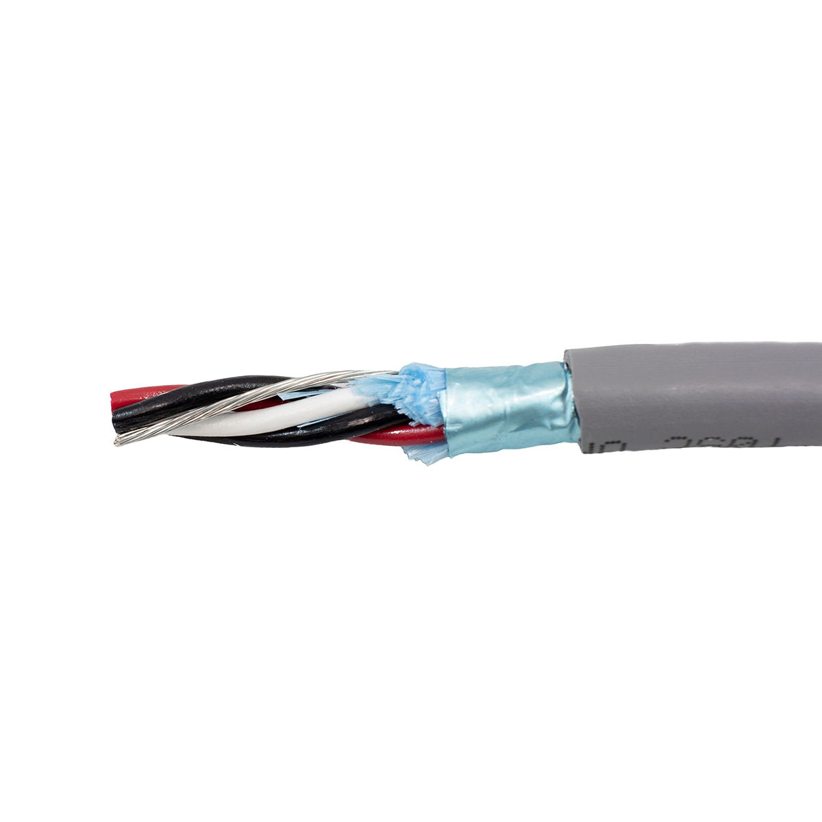 Alpha Wire Alpha Essentials Communication & Control Series Data Cable, 2 Pairs, 4 Cores, 0.23 mm², Screened, 24 AWG,