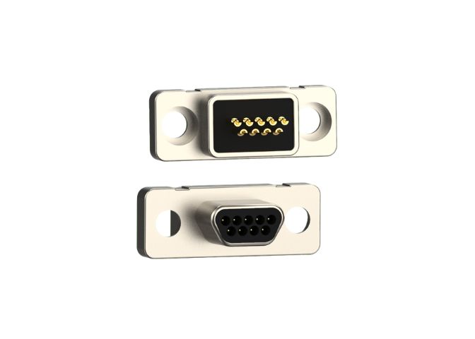 Norcomp 580 15 Way Vertical Panel Mount D-sub Connector Socket, 1.27mm Pitch