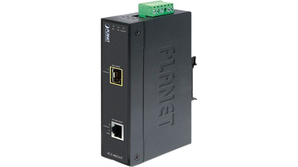 Planet RJ45, SFP Media Converter, 10/100/1000Mbit/s, Half/Full Duplex 120km