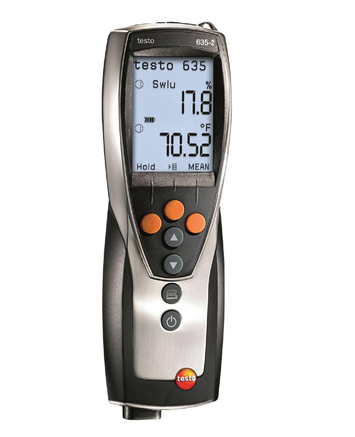 Testo 635-2 Hygrometer 50 °C, 1370 °C Max, 100 %RH Max