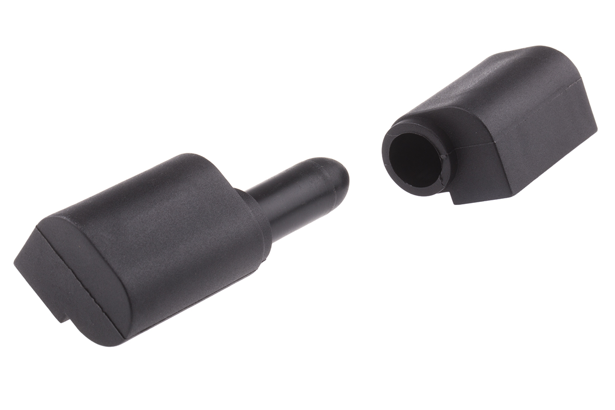 RS PRO Thermoplastic Barrel Hinge with a Lift-off Pin, Screw Fixing, 83mm x 28mm x 22mm