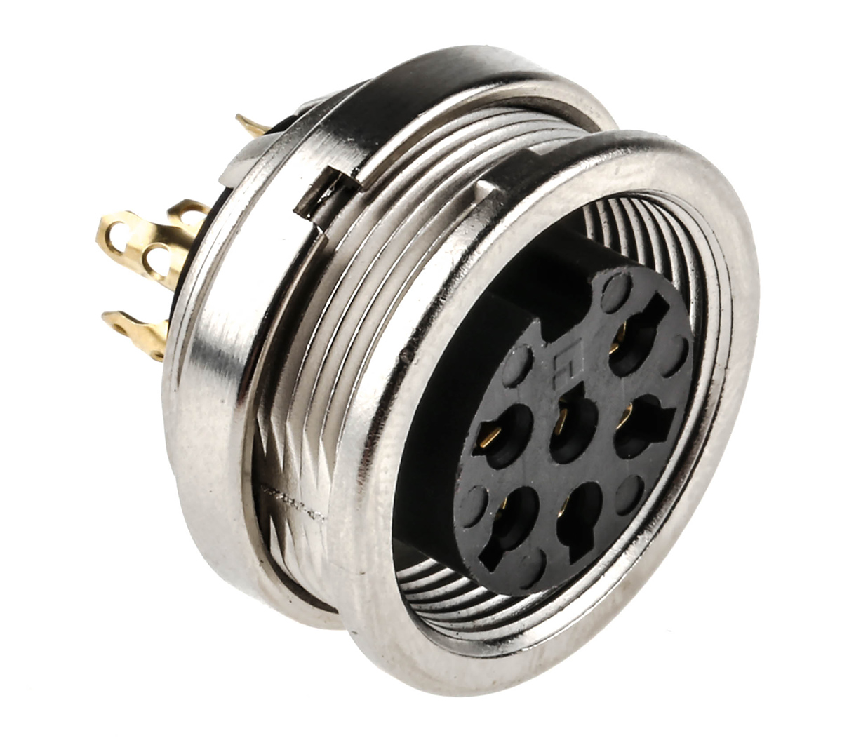 Lumberg, KFV 6 Pole M16 Din Socket, DIN EN 60529, 5A, 250 V ac IP40, Female, Panel Mount