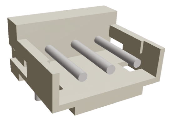 TE Connectivity AMP CT Series Right Angle Through Hole PCB Header, 3 Contact(s), 2 mm Pitch, 1 Row, Shrouded