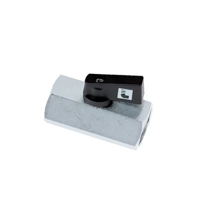 Legris Chrome Plated Brass Ball Valve, Ball Valve, Threaded 1/4in