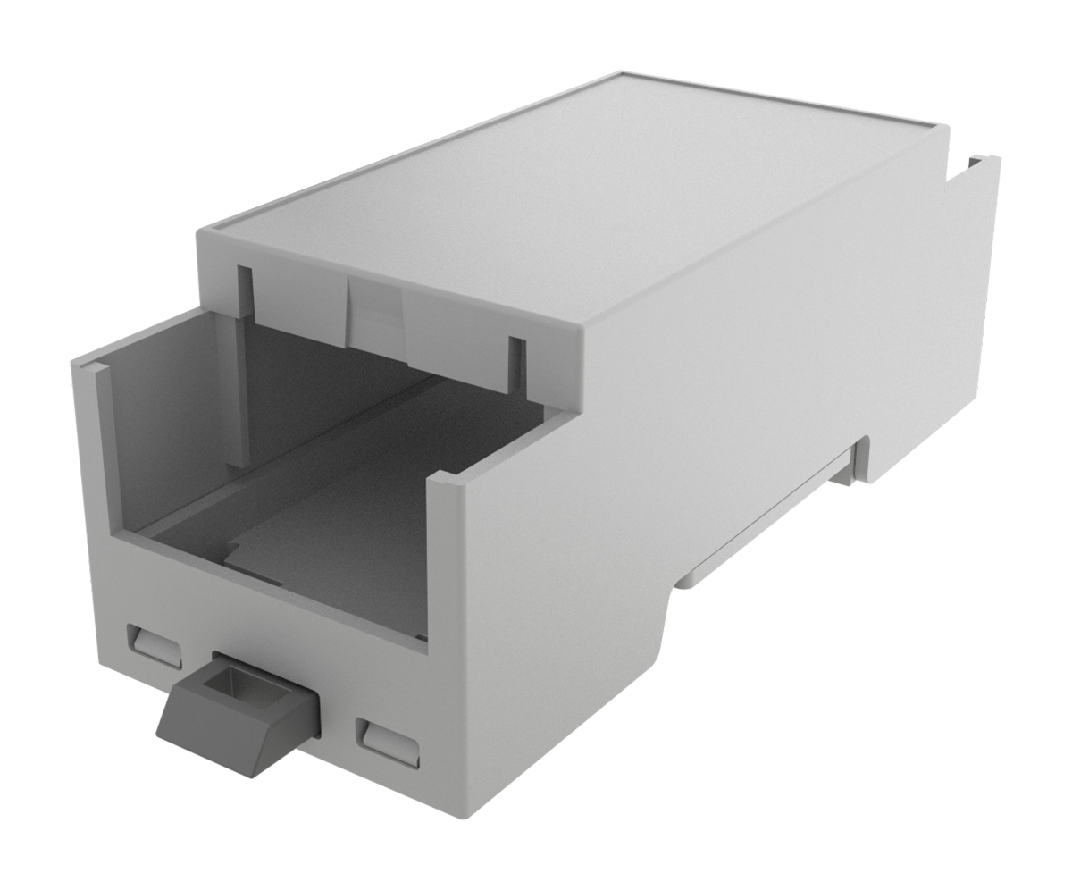 Italtronic DIN Rail Enclosure Enclosure Type 2M XTS Compact Series , 90 x 32.2mm, ABS DIN Rail Enclosure