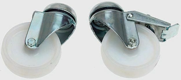 FlexLink M12, M8 Thread Steel Castor Wheels, 11mm Groove