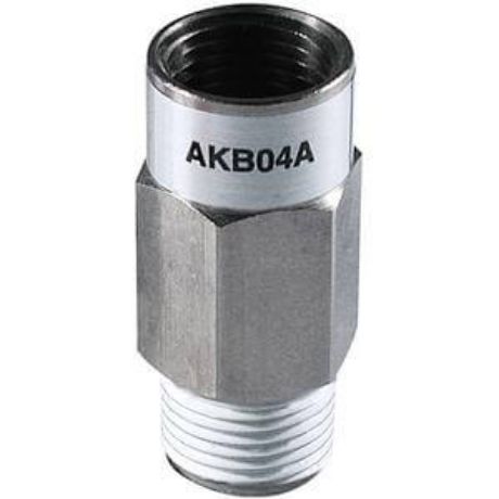 SMC AKH/AKB Check Valve 1/2 in Female Inlet, 1/2in Tube Inlet, R 1/2 Male Outlet, -1 → 10bar