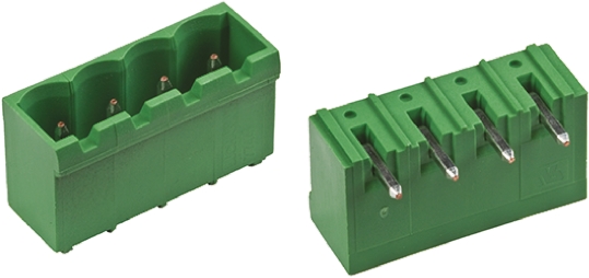 TE Connectivity, 5.08mm Pitch, Buchanan, 4 Way, Right Angle, Pluggable Terminal Block, Header, Through Hole, Solder