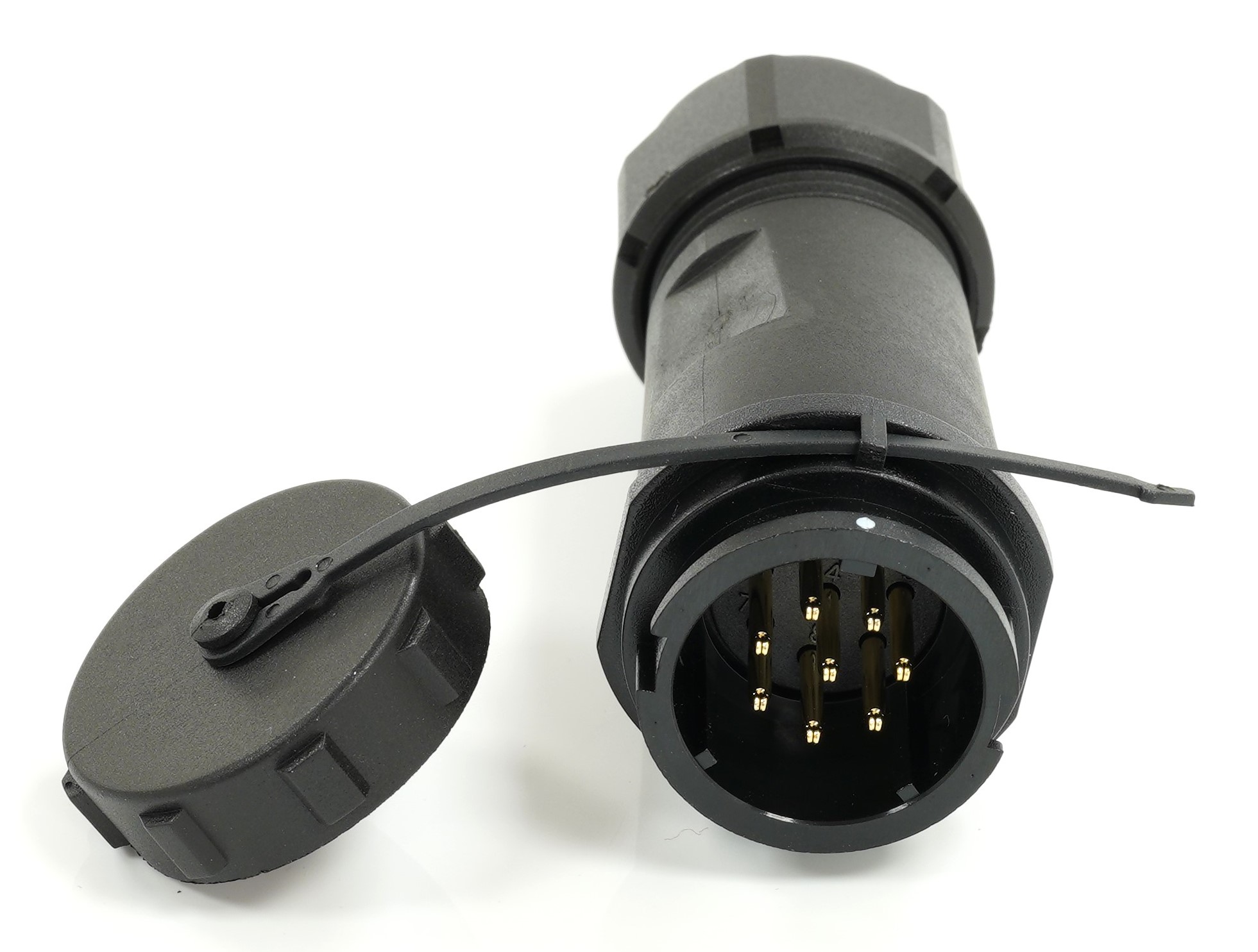 RS PRO Industrial Circular Connector, 8 Contacts, In-Line, SY21 Connector, Socket, Male, IP67, SY2111C Series