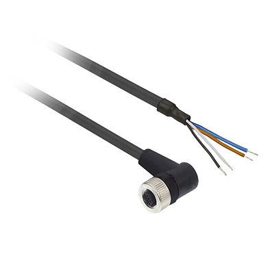 Telemecanique Sensors Female 4 way M12 to Industrial Automation Cable Assembly, 15 m