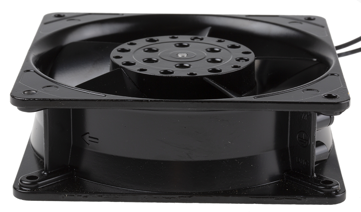 ebm-papst 4000 Z Series Axial Fan, 230 V ac, AC Operation, 160m³/h, 19W, 119 x 119 x 38mm