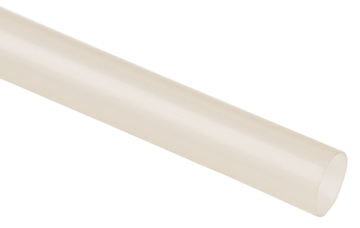 TE Connectivity Heat Shrink Tubing, Clear 6.4mm Sleeve Dia. x 1.2m Length 2:1 Ratio, KYNAR Series