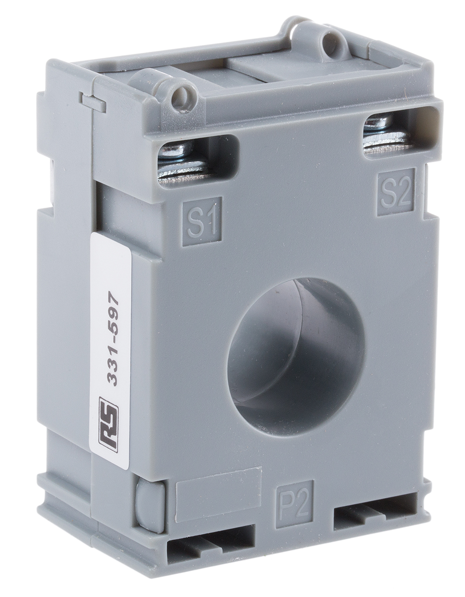 HOBUT CT132 Series DIN Rail Mounted Current Transformer, 40A Input, 40:5, 5 A Output, 21mm Bore