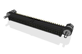 Amphenol Socapex MHDAS Series Straight PCB PCB Header, 60 Contact(s), 1.27 mm Pitch, 2 Row, Shrouded