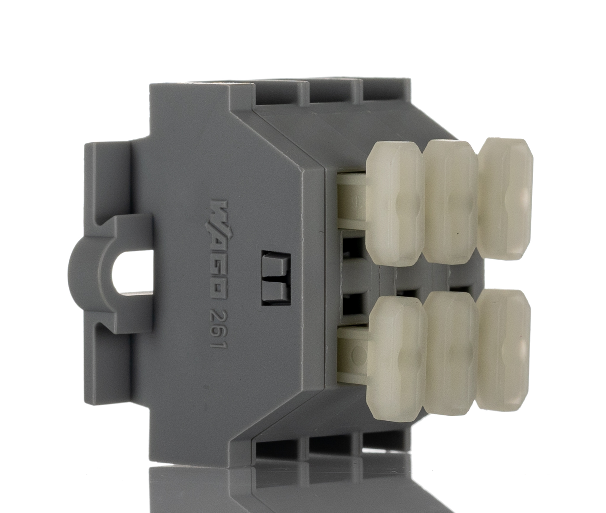 WAGO PCB Terminal Block, 3-Contact, 6mm Pitch, Screw Mount, 2-Row