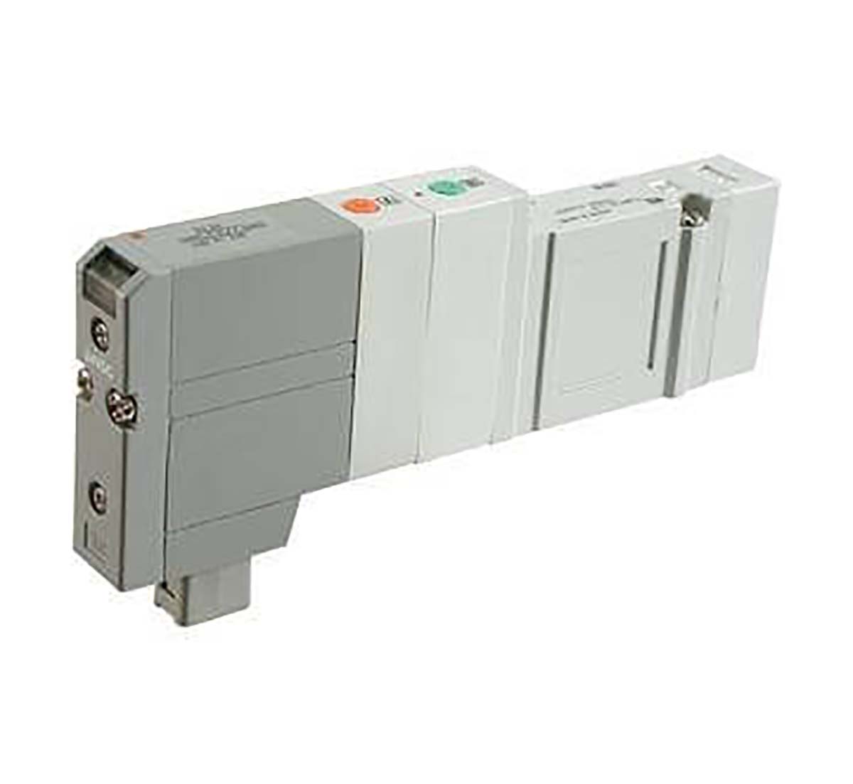 SMC 5/2 Pneumatic Solenoid/Pilot-Operated Control Valve - Solenoid SV100 Series