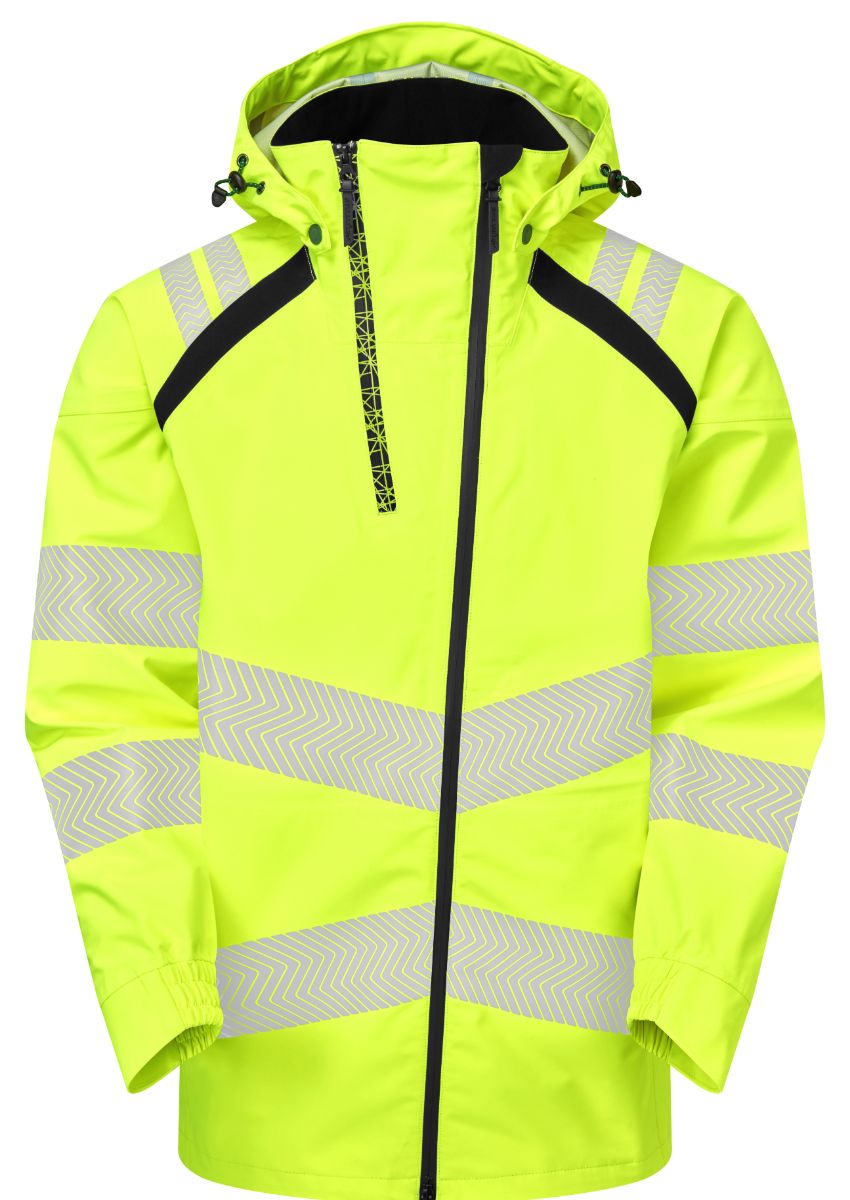 PULSAR LFE909 Yellow Men Hi Vis Jacket, 3XL